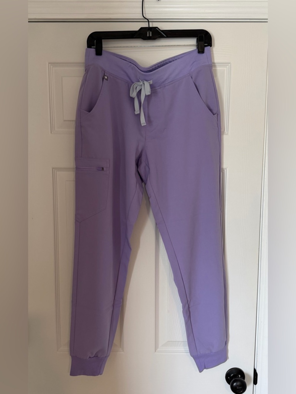 FIGS Women's Zamora Jogger Scrub Pants - Lavender Dew - Size Medium Regular